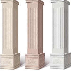 别墅罗马柱瓷砖仿大理石墙砖包边框欧式大门柱子外墙砖窗套线条