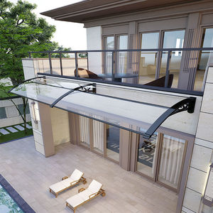 阳台遮雨挡板棚窗户阳台隔音防晒雨棚家用门口屋檐防雨板罩露台