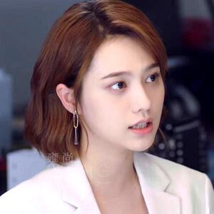 你是我的城池营垒小夏同款耳环阮青夏长款不对称流n苏耳饰气质耳