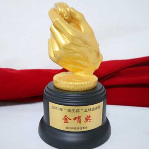90晶盛达旗舰店天猫金哨奖最佳裁判奖杯足球水晶奖杯现货刻字篮球