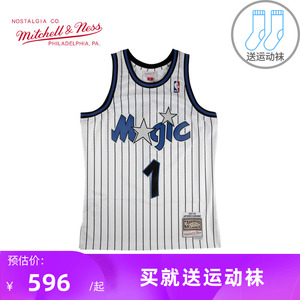 Mitchell Ness复古球衣SW球迷版NBA魔术队93-94赛季哈达威篮球服