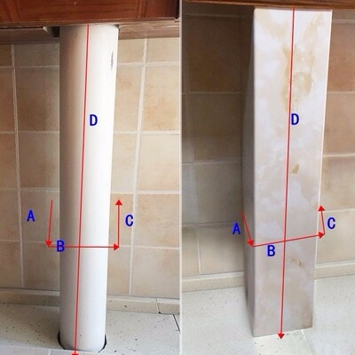 阳台水管封包管道装饰遮挡厨房卫生间的排污煤s气护角包管护墙板