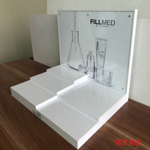 22化妆品展架亚克力展示架桌面小展架陈列架菲洛嘉护肤品摆放架m