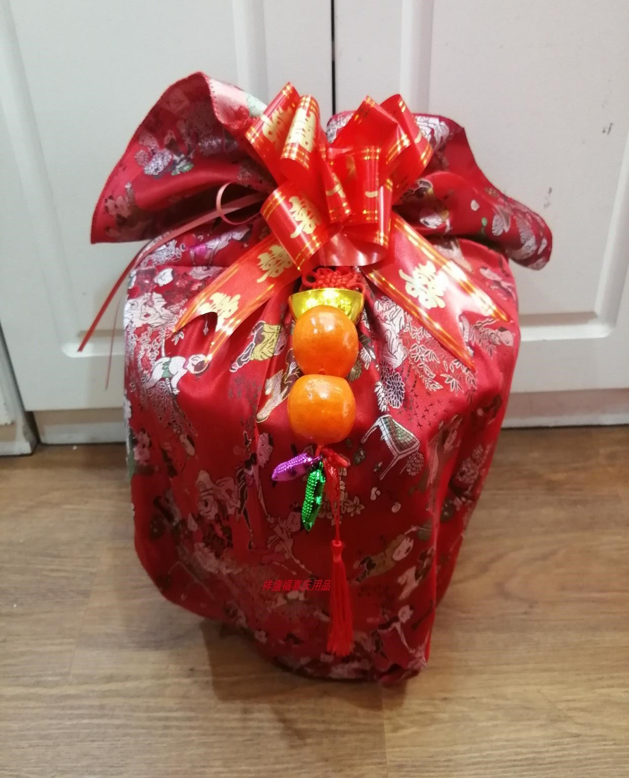 ii温州结婚习俗红麻袋g子孙袋五代袋结婚陪嫁v子孙袋代代相传2022