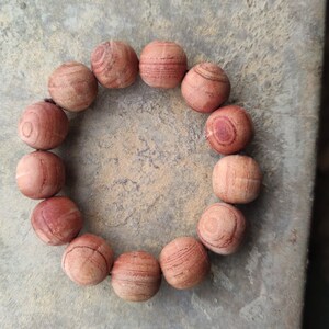 新品木佛珠香椿木木n工文玩佛珠手串手料打磨不打蜡男女手链老珠