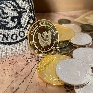 哈利波特电影周边古灵阁巫师银行金币配钱袋纪念币金加隆cos礼物