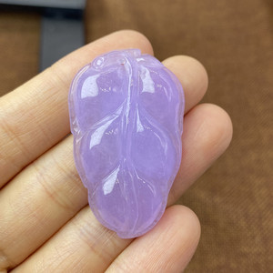 紫罗兰翡翠吊坠紫色