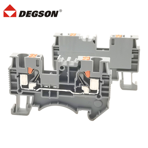 DEGSON高松导轨道式弹簧式接线端子排DS4-01P-11-00AH菲尼克斯PT4