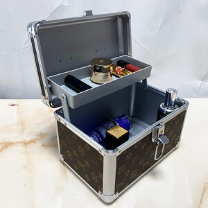 技师箱子金色带锁洗浴养生工具箱工作足浴l采耳按摩手提箱美容美