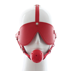 眼罩情趣面具口球马具型口塞情趣用具深喉sm调情另类狗奴口枷床上