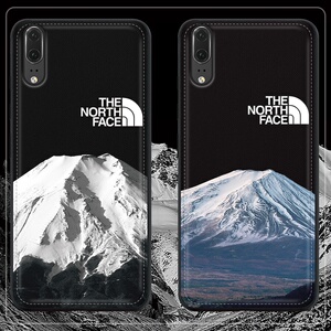 简约雪山北面适用于华为p20pro手机壳皮纹p20保护套全包防摔p20pro