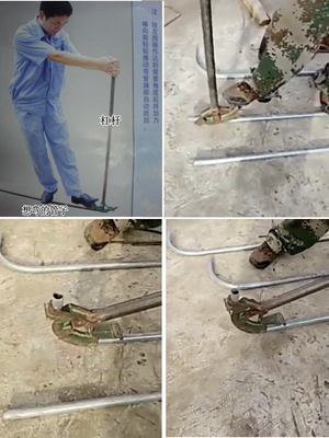 锌强型手动弯线器l电管管铁管镀加水管不锈钢弯管铜管铝管弯管工