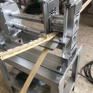 新品开竹片e竹片开条竹破电动篾艺机机竹器破篾加工分层机竹篾启
