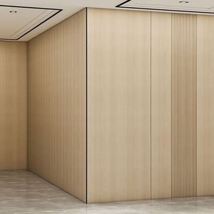 装修木纹竹木纤维快装拼接护墙板卧室板材无缝墙面装饰板木饰面