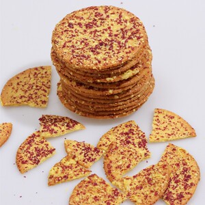 紫薯蛋黄味薄脆饼干散装早餐酥脆甜饼干