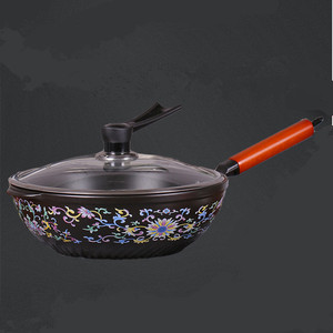 双立人景德镇陶瓷炒锅煎锅不易粘少油烟无涂层养生纯陶瓷砂锅