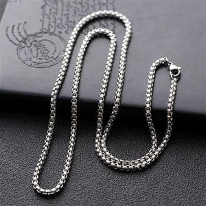 欧美钛钢暗黑骷髅人骨架潮人男士吊坠款长毛f衣链情侣项链嘻哈女j