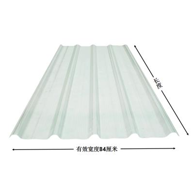 0毫米采光板亮瓦雨棚彩钢瓦顶钢结构玻璃钢材质阳光板v房