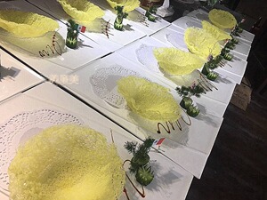 西餐烘焙优质全意丝网皮薄饼黄色网状春卷皮卷饼皮