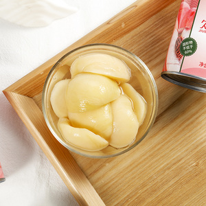 深山秀久保桃罐头425g*6罐整箱包邮水果罐头水蜜桃子糖水