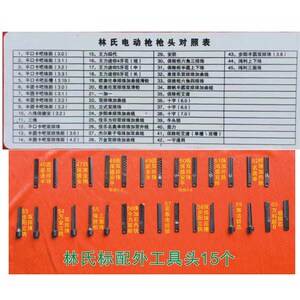 林氏45头电动枪 撞匙开锁枪60头 半圆aib锁芯 钥匙坯锁匠维修工具
