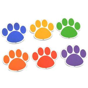 新品儿童趣味彩色猫脚印t磁性冰箱磁贴宝宝视觉认知教具幼早教diy