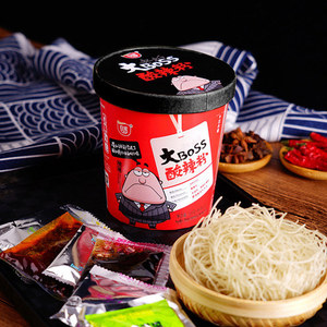 酸辣粉145g阿宽酸辣粉重庆方便粉丝桶装速食粉