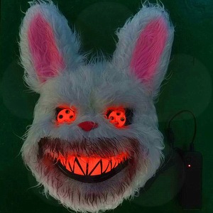 tb396891932淘宝恐怖兔子头套假面具白色可爱漂亮女士女生舞台儿童