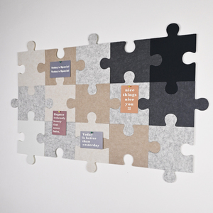 小拼图毛毡板照片墙背景板客厅墙上挂墙创意组合装饰相册相片墙贴