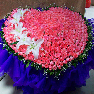 七夕情人节199/365/520朵99a9朵1314朵红玫瑰花束求婚鲜花速递同