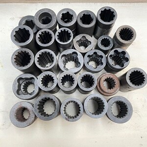 福田欧豹东方红泰山拖拉机传动轴花键连接套12 14 15 17 19键