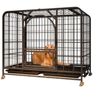狗笼铁网狗笼子中大型犬宠物狗狗室内带厕所分离围栏柯基拉布拉多