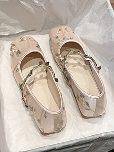 司藤本藤豆豆鞋鞋子女2022新款春夏季平底时尚部落女鞋店