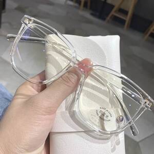 眼镜框女近视眼镜透明圆脸黑框平光眼睛大框素颜神器郭本尼百货店