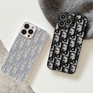 迪奥适用iphone13promax手机壳刺绣全包12欧美奢华苹果11大牌dior