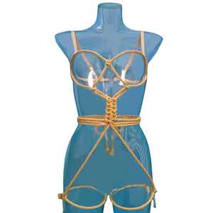 直接穿 成人捆绑绳sm情趣内衣调教kb束缚性感激情制服套装