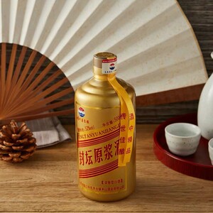 贵州茅台镇封坛原浆金色瓶装婚宴娱乐白酒52度500ml*6瓶整箱