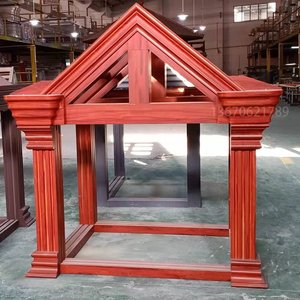 别墅阳台铝合金阳光房铝材欧式罗马柱型k材材料批发柱砣配件大全