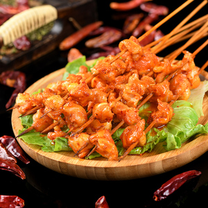 马上噜烧烤食材掌中宝鸡脆骨冷冻鸡软骨半成品10串掌中宝串串