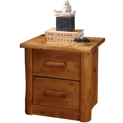 新品蜀南居香柏木原木家具o纯实木原生态床头柜木头柜子储物柜