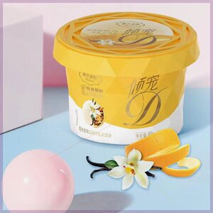 mengniu/蒙牛蒂兰圣雪陈皮香草口味牛乳冰淇淋90g
