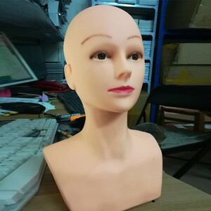 假人模型头人头模具法容院练习按摩模头特穴位r洗脸手美嫁接睫毛