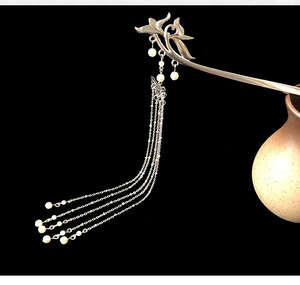 灵魂摆渡黄泉孟婆同款流饰发摇古装汉服日常发簪古s风cos头苏步钗