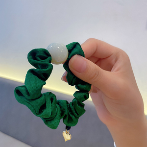 韩国ins珍珠大肠发圈森系超仙头饰简约少女头绳扎发皮筋网红发饰