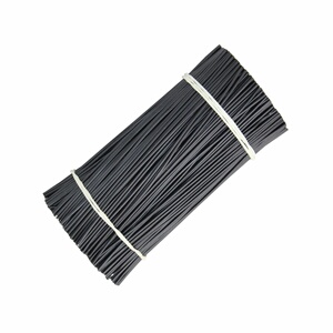 塑扎丝10线圆条扎qpvc扁口鼻带米i罩铁线包梁料厘铁条扎线1000