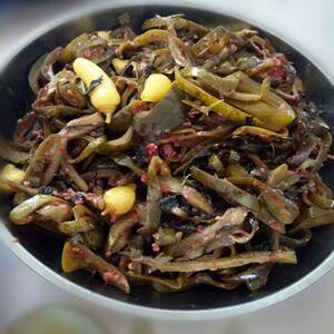 1瓶包邮广西贺州农家土特产信都瓜皮酸下饭腌酸榨菜非地瓜酸酸菜