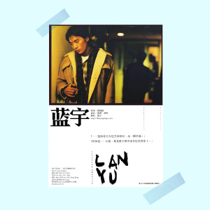 蓝宇胡军刘烨电影海报卧室家居宿舍装饰画经典复古怀旧墙.