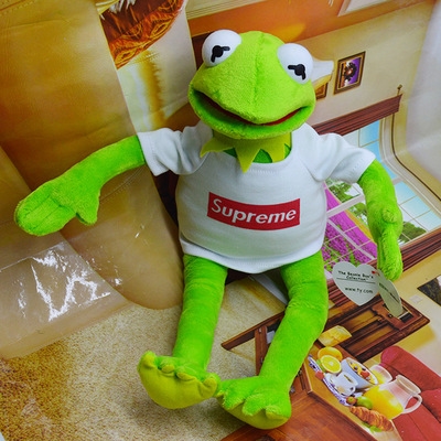 20222022supreme青蛙公仔芝麻x街科密特挂e件娃娃kermit 科米礼a.