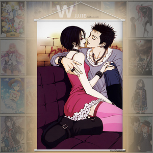 nana娜娜挂画海二大崎娜纸本城莲报次i元卷轴布画动漫周边壁娜定