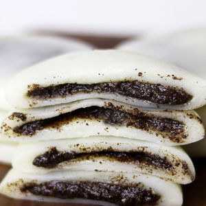 芝麻馅糍粑贵州纯糯米手工麻糍糯米糍广西湖南四川红豆沙糯米团子